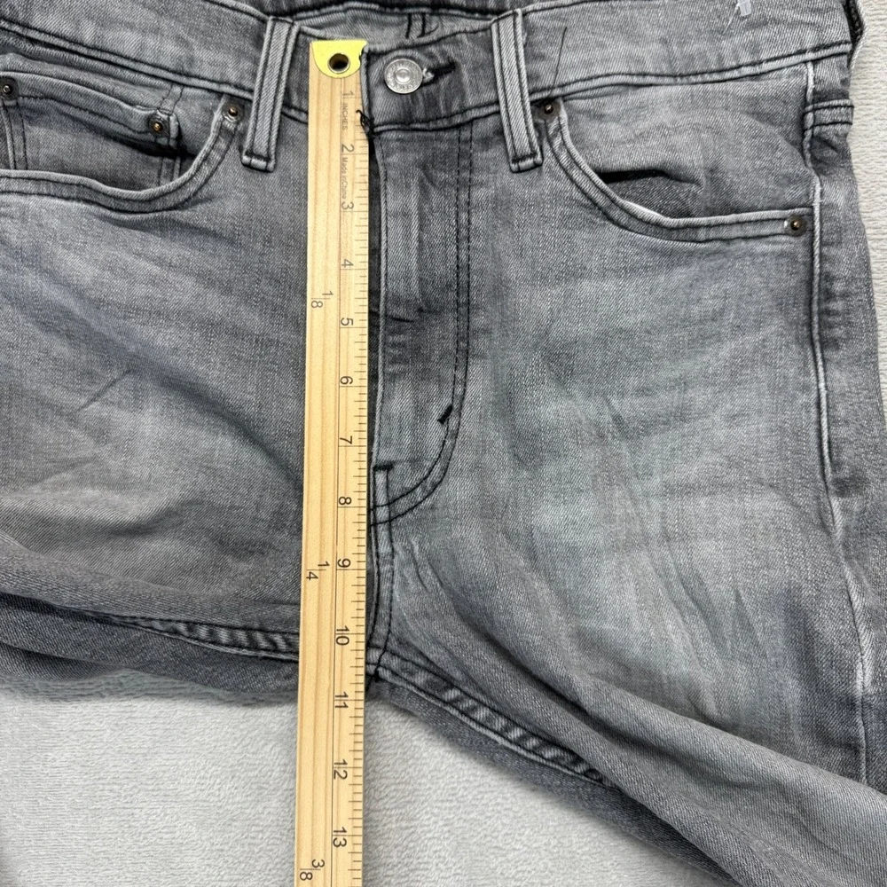 Levi's 510 Jeans Men 31x32 Grey Skinny Fit Medium Wash Stretch Fade Denim Preppy